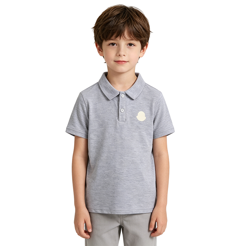 Baby Pique Cotton Short Sleeve Polo Shirt Kids Designer Clothes Girl Boys Classic Lapel Collar 2 Button Placket Uniform Tee Top Breathable School Sp