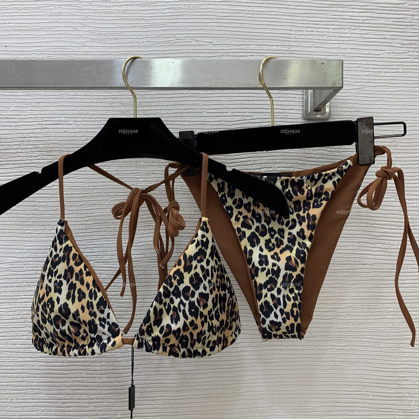 Brand split-body set women swimsuit summer lady bikini women designer clothes leopard print split swimsuit A648X13N239