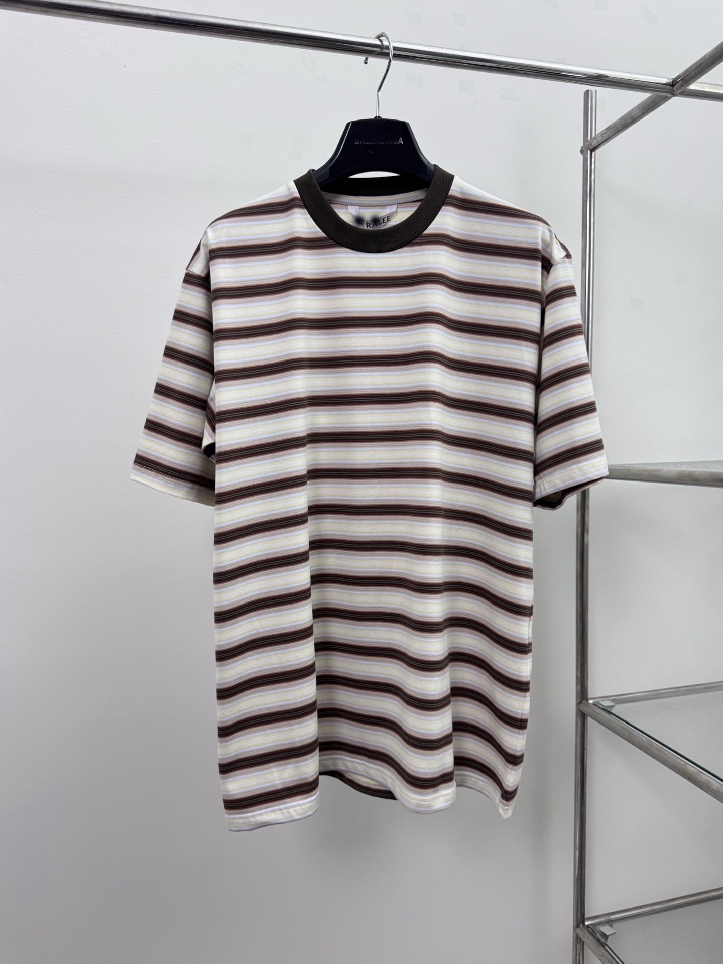 Men's T-Shirts Tees & Polos Round neck embroidered and printed polar style summer wear with street pure cottonw p1295 AUR