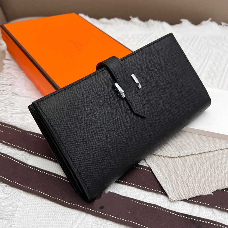 New model top-layer cowhide womens wallet with multiple card slots long leather clutch womens purse Purses_designFH9B