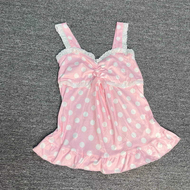 Sweet Y2k Aesthetic Lace Patchwork Bodycon Tank Top Women Streetwear Embroidery Flower Camisole Harajuku Fairy Grunge Bow Vest 260624
