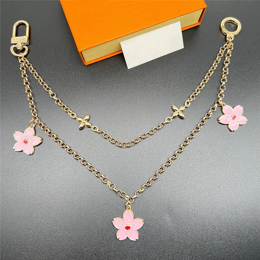Designer Keychain Full Letters Luxury Keychain Women Key Chain Fashion Keyring Purse Charm
