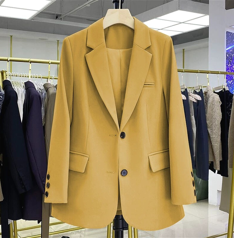 A217 New High-end Professional Women Suit Elegant and Stylish Youthful and Beautiful-image-1112151343