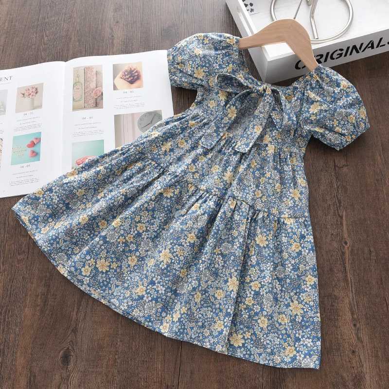 Bear Leader Baby Girls Casual Summer Dresses Summer Kids Girl Ruffles Princess Vestidos Children Sweet Korean Style Costume 3-7Y Y2606259IJB