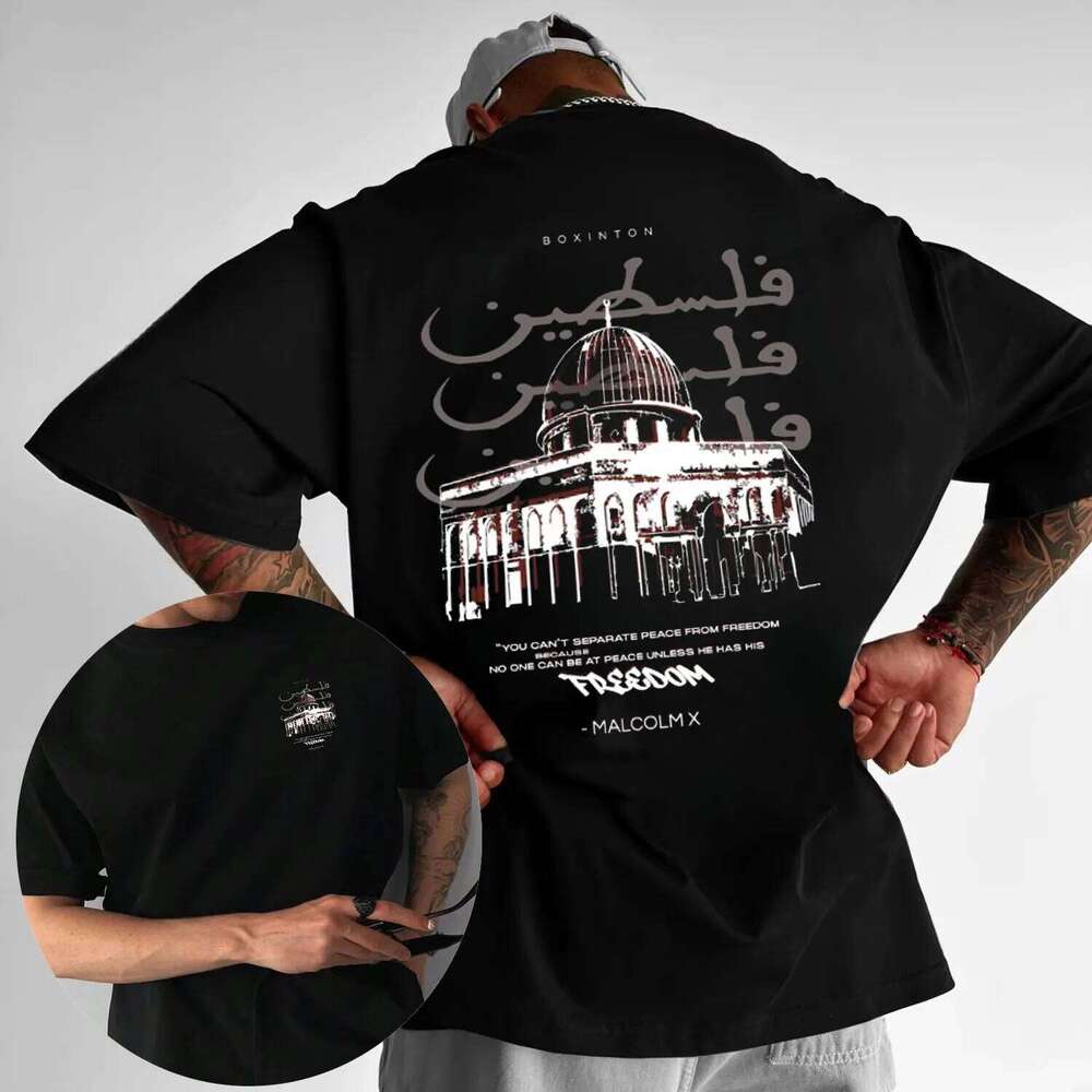 2026 Summer Fashion T-shirts New Men's Cotton Graphic Shirts Street Casual Oversized High-quality Short-sleeved Y2k 26Y0625