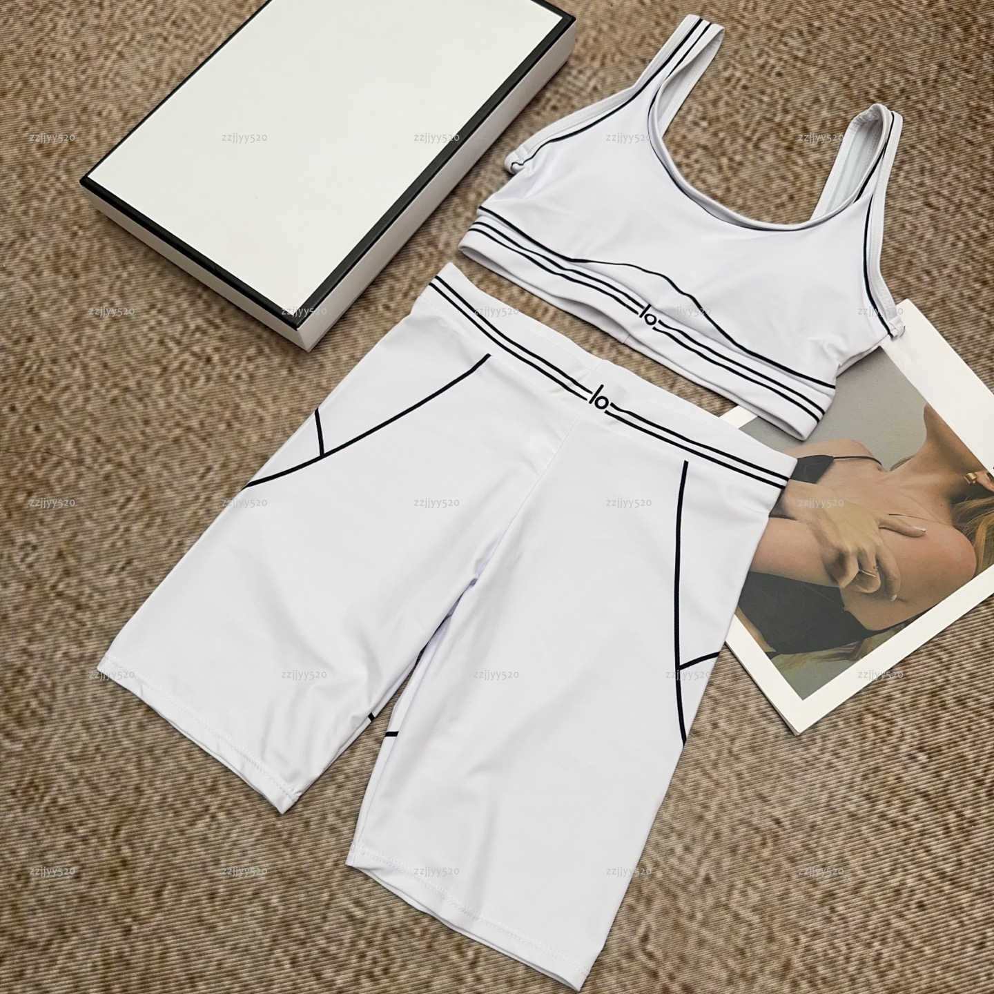 Brand split-body set women swimsuit summer lady bikini women designer clothes Minimalist vacation swimsuit two-piece set A622X13N239