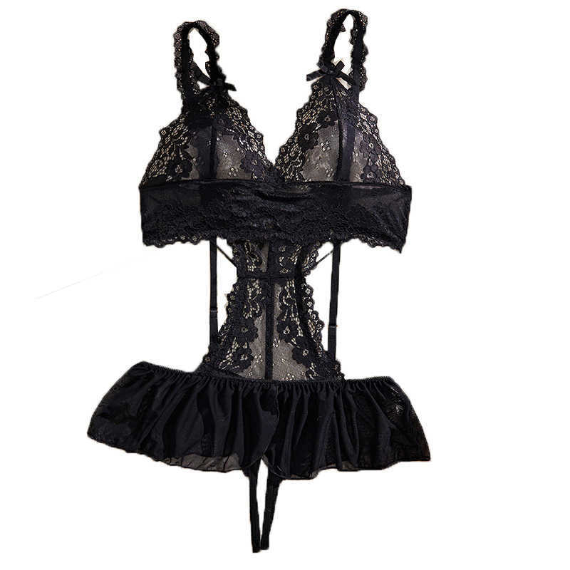 New Hot Sexy Women Underwear Porn Crotchless Lingerie Sex Pajamas Babydolls Sexual Onlyfans Transparent Bodysuit Erotic Clothing D260625