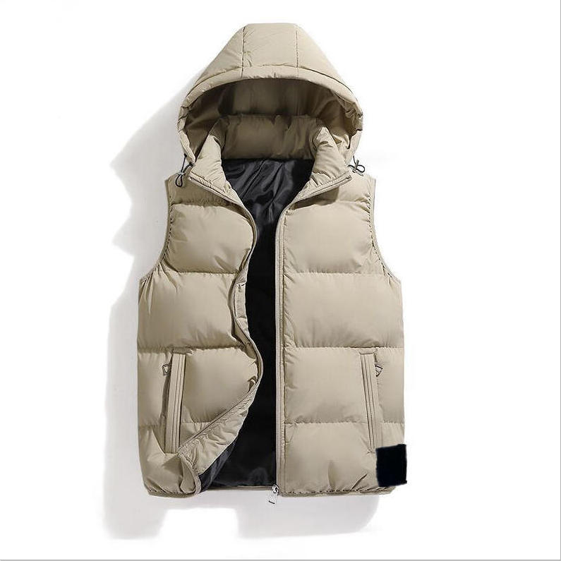 Designer's new stones men's autumn and winter cotton vest isllands men's casual vest winter warm vest top 10-17 new