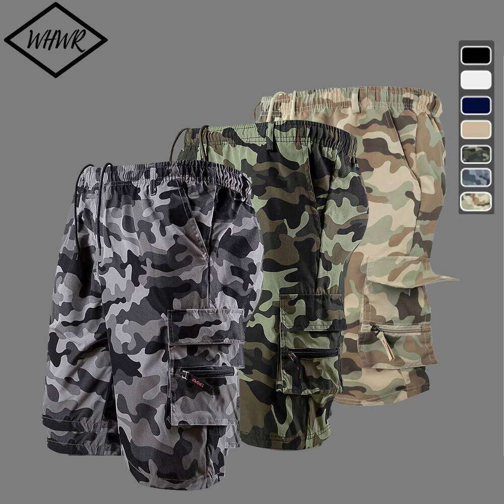 Summer Men's Shorts Mens Tactical Pants Casual Big Pocket Outdoor Sports Slacks Cargo Panels Trousers for Male 26Y0625