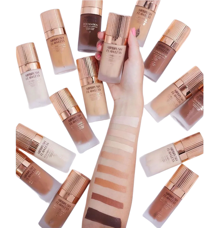 High Quality Foundation 30ml Liquid Foudantions 4 colors 1N 2N 1C 2C Brand Face Cosmetics Concealer