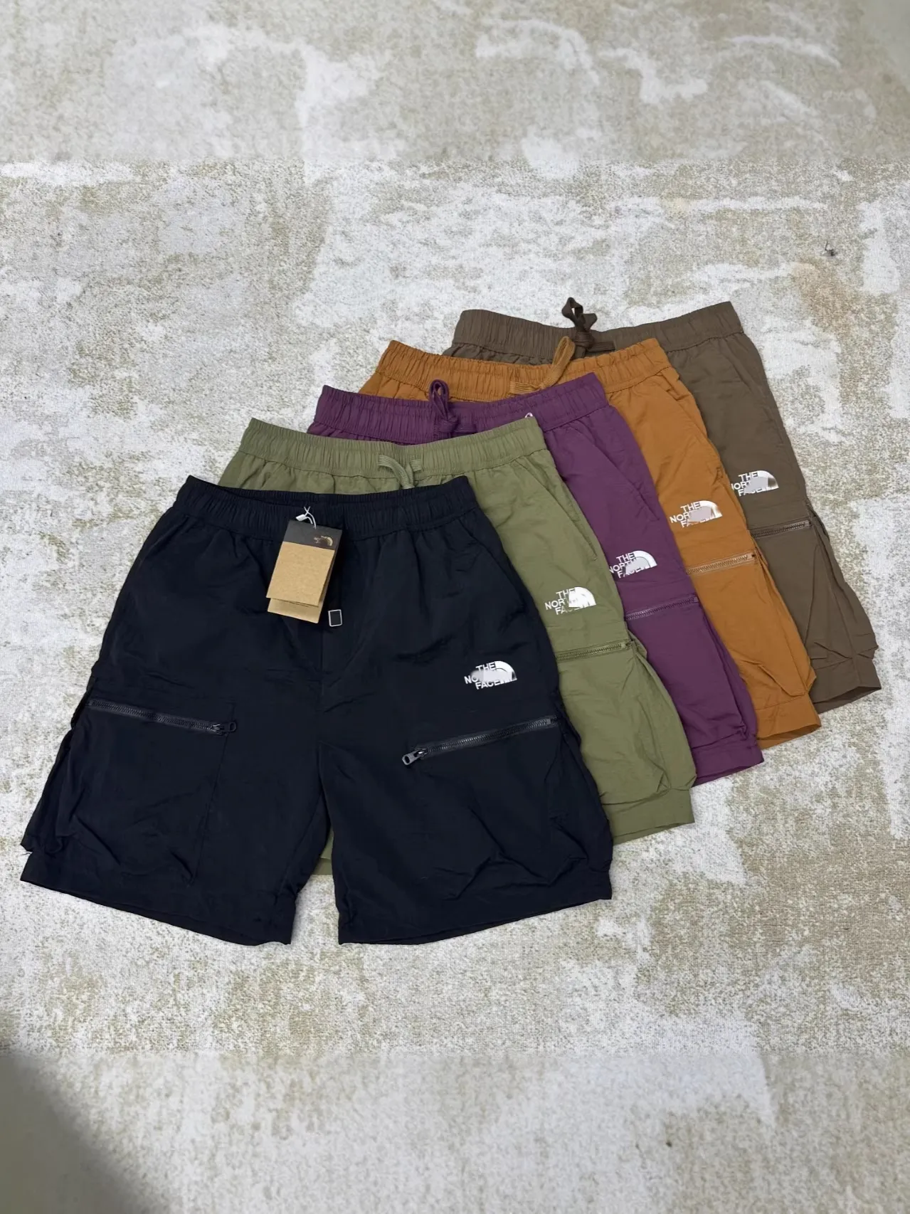 Men's work pants, designer men's pants, American trend loose embroidery woven versatile casual shorts, outdoor sports summer quick drying