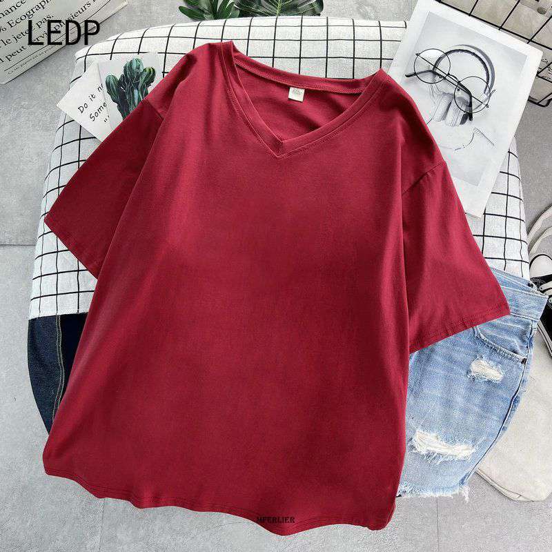 182394 Constellation Totem Embroidery Large Size Women's T-shirt Luminous Yarn Decoration Cotton Fabric Spring and Autumn Outerwear Personal-image-1112127235
