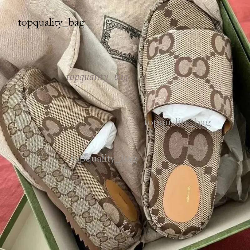 2026 Blooms Floral Slide Designer Fashion Slippers Sandals Gg Sliders Embroidered Canvas Flat Mules Platform Embroidered Linen High Heel Sandal Faf