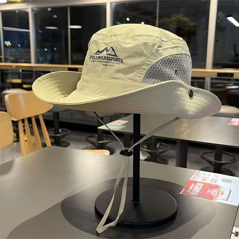 Outdoor Hats Caps Sun For Men And Women Hiking Climbing Outdoor Fishing UV Protection Western Cowboy Quick Dry Fisherman Hat