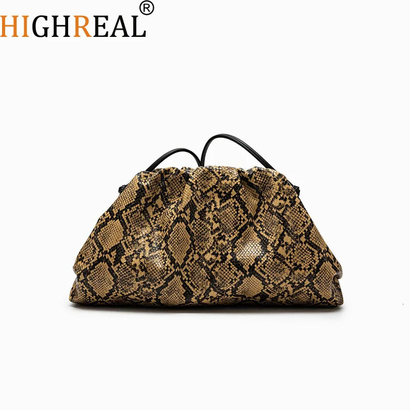 Ruched Serpentine Dumpling Bags for Women Pouch Handbag Clutch Snake Pattern Shoulder Crossbody Bag y ner Bag 260624