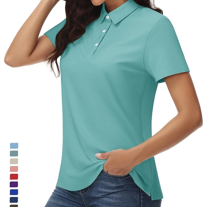 TACVASEN Summer Golf Polo Shirts Cool Ice Silk Short Sleeve Shirt Breathable Quick Dry Casual Pullover Tee Tops y260618