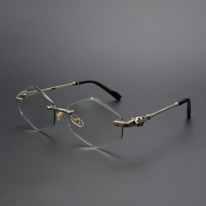 Luxury UV Resistant Outdoor Sunglasses Trade Color Changing Retro Ultra Light Frameless Glasses 2026 New European And American Style Designer Sungla
