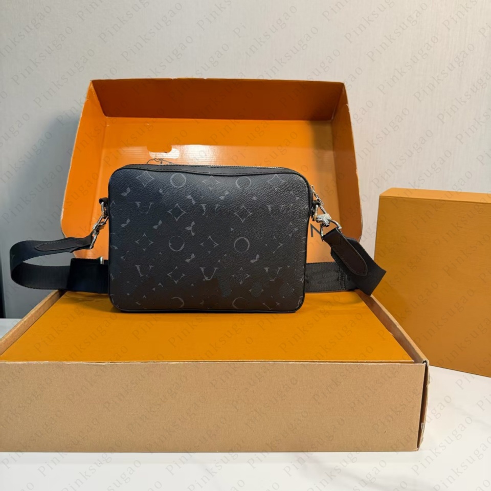 Men & Women Shoulder Crossbody Bag Mini Coin Pouch Small Square Envelope Bags 3- in-1 Message Package Geometric Print Camera Handbag Luxury Gift Box