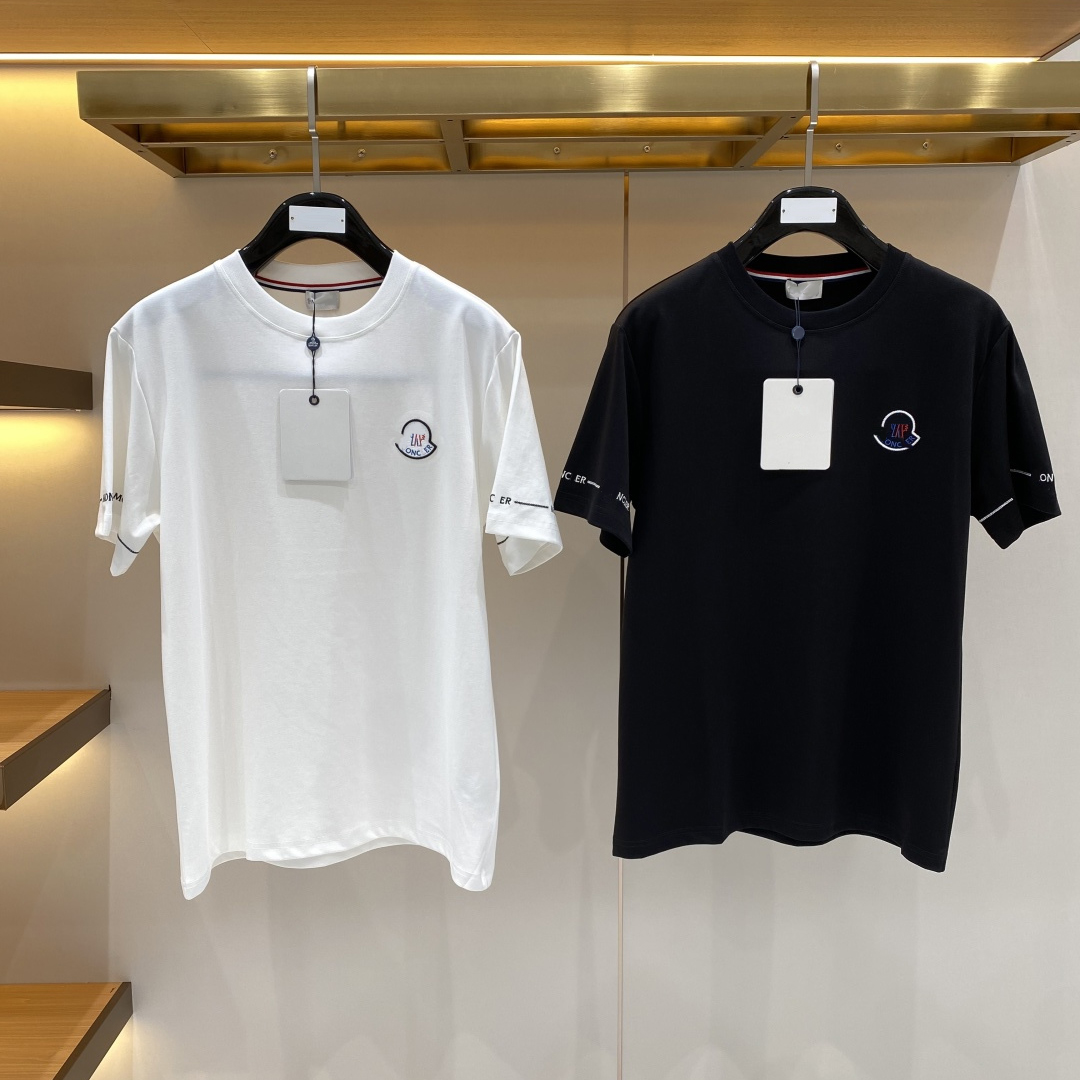 Men's T-Shirts New summer luxury short-sleeve letter T-shirt for men and women couple's top with embroidery casual and loose fit round nec