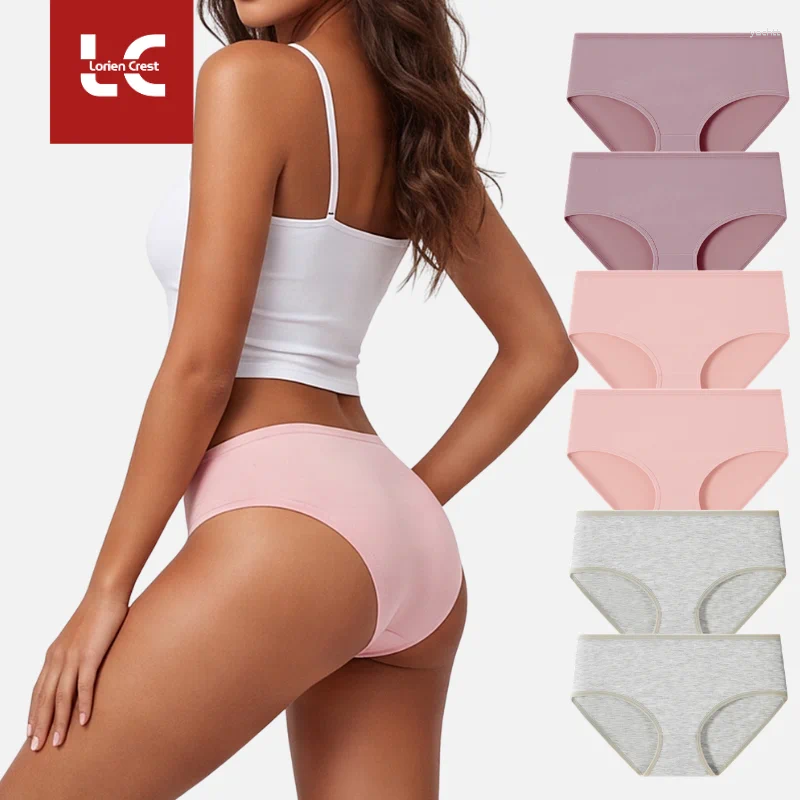 Women's Panties Summer Combed Cotton Briefs For Women Soft Breathable ComfortablePanties Home Wear Underwear Asian Size