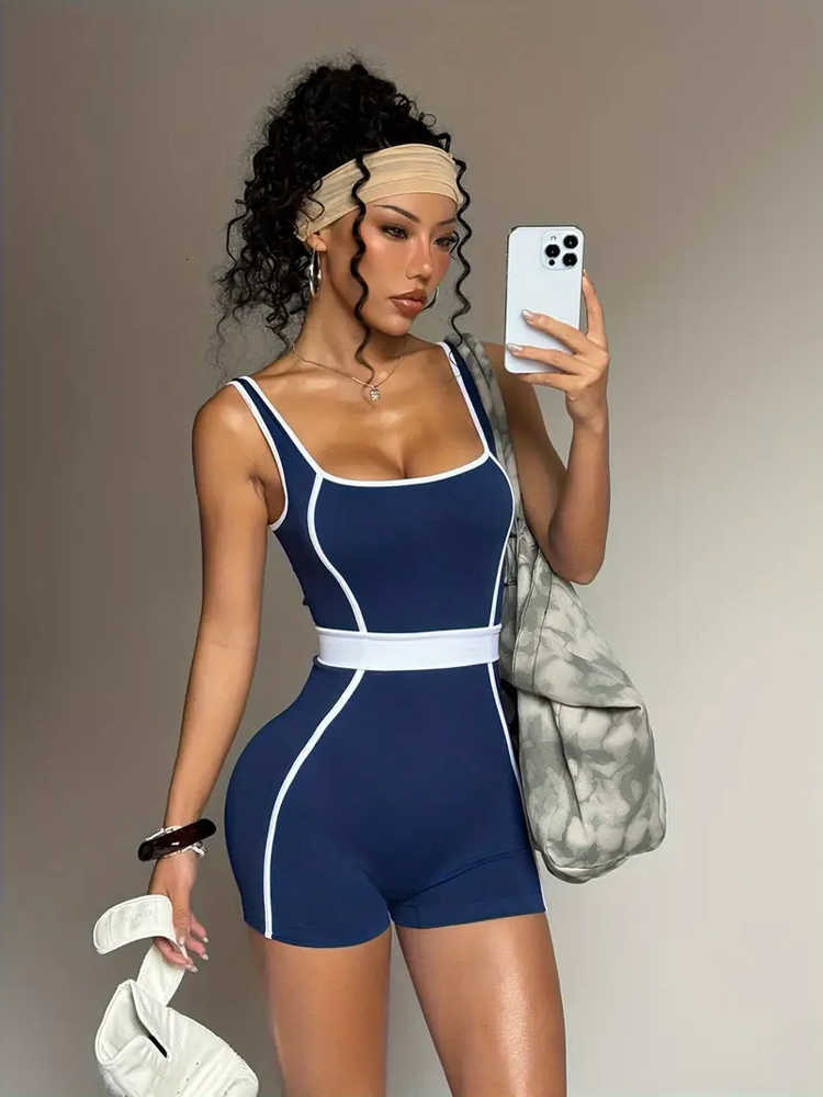 Tracksuit Seamless Yoga Set Womens Yoga Jumpsuits One Piece Workout Rompers Sportswear Gym Set Workout Clothes Women Bodysuit M260626