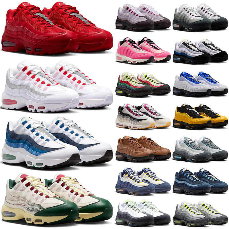 with box 95 95s designer running shoes for men women stylish sneakers durable sports outsoor sneakers triple black white navy blue red green