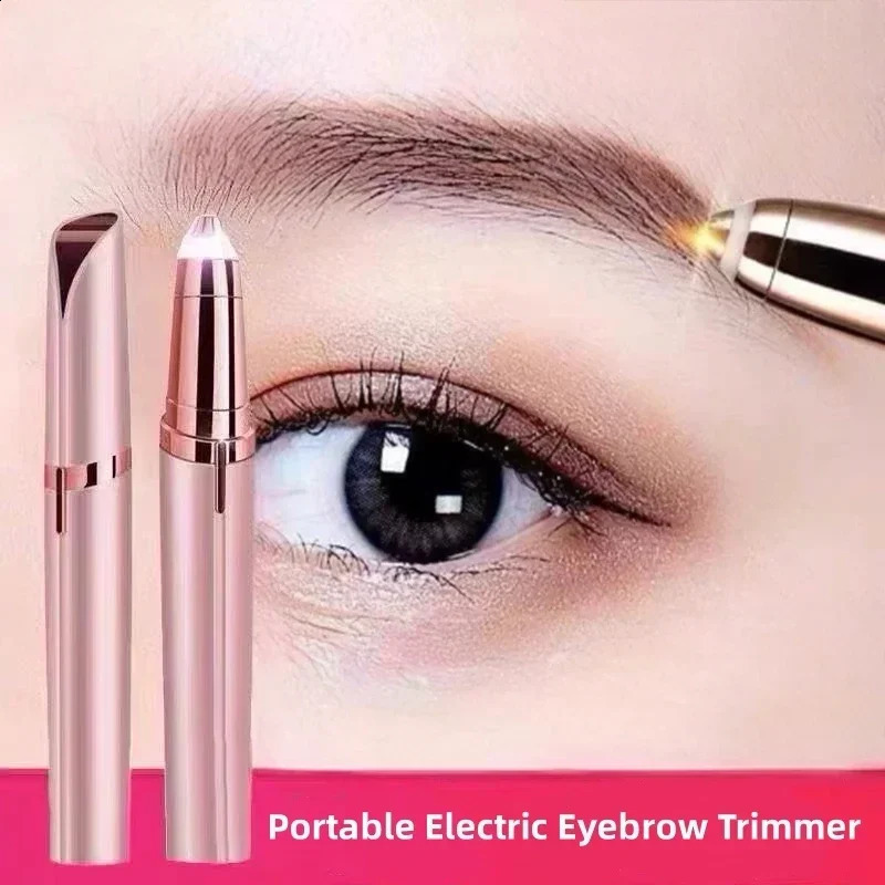Electric Face Eyebrow Trimmer Eye Brow Shaper Pencil Hair Remover For Women Makeup Painless Automatic Eyebrow Shavers Depilator 260625BJ