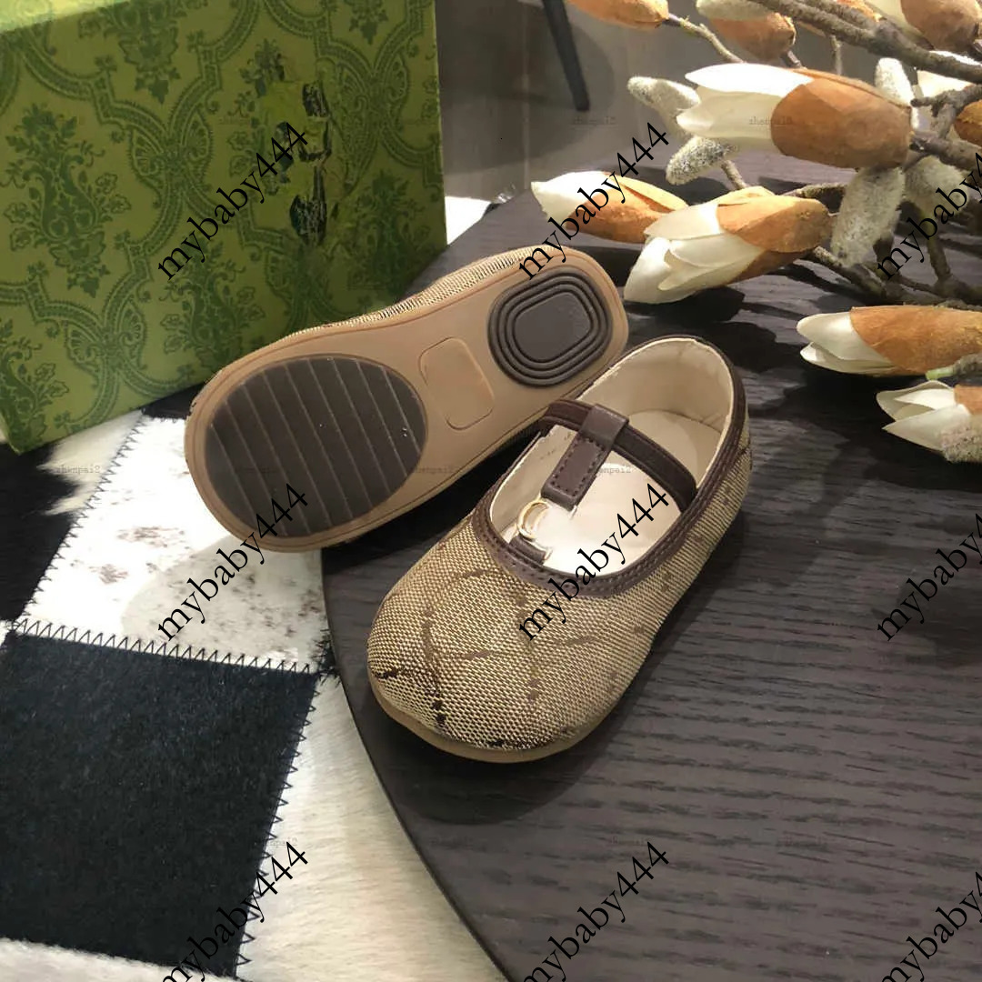 Luxury toddler Canvas newborn baby kids sneakers Box Packaging Size 21 28 designer Kids prewalker infant walking shoes