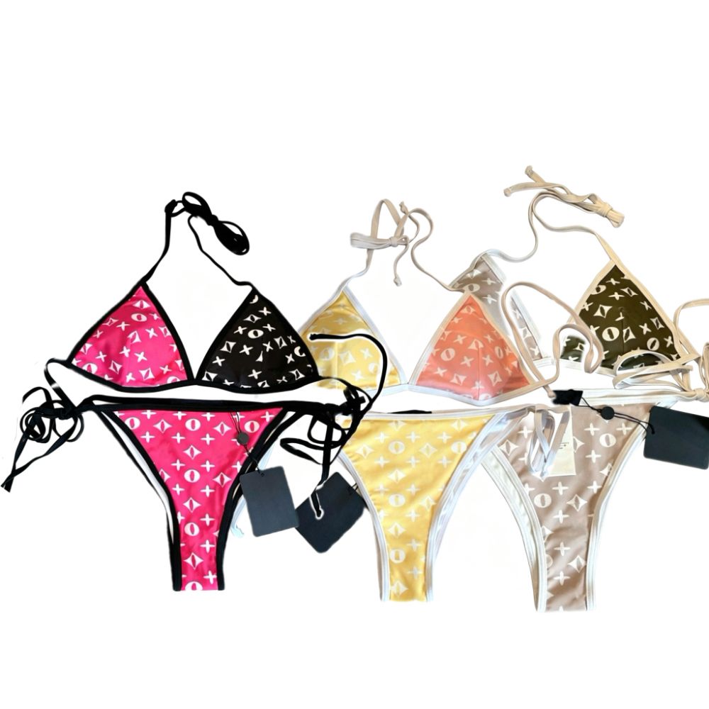 Luxury Designer Women Sexy Bikini Sets Fashion Summer Beach Swimwear Ladies Bathing Suits Size S-XL