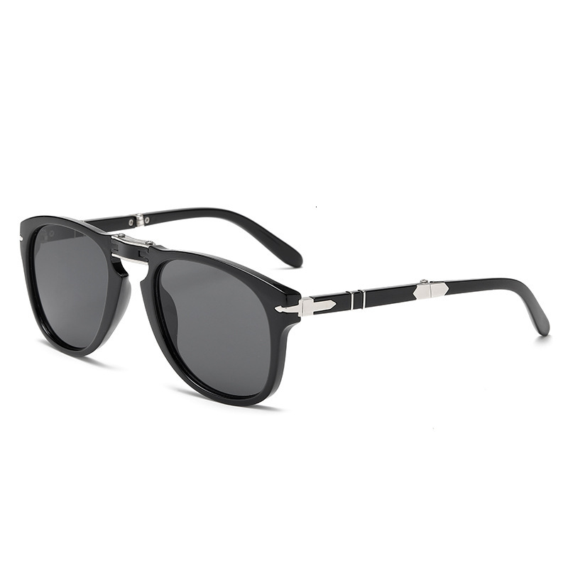 20 New Model Foldable European And American Retro David Style Sunglasses Men, Outdoor Driving High-End Sunglasses, For Women