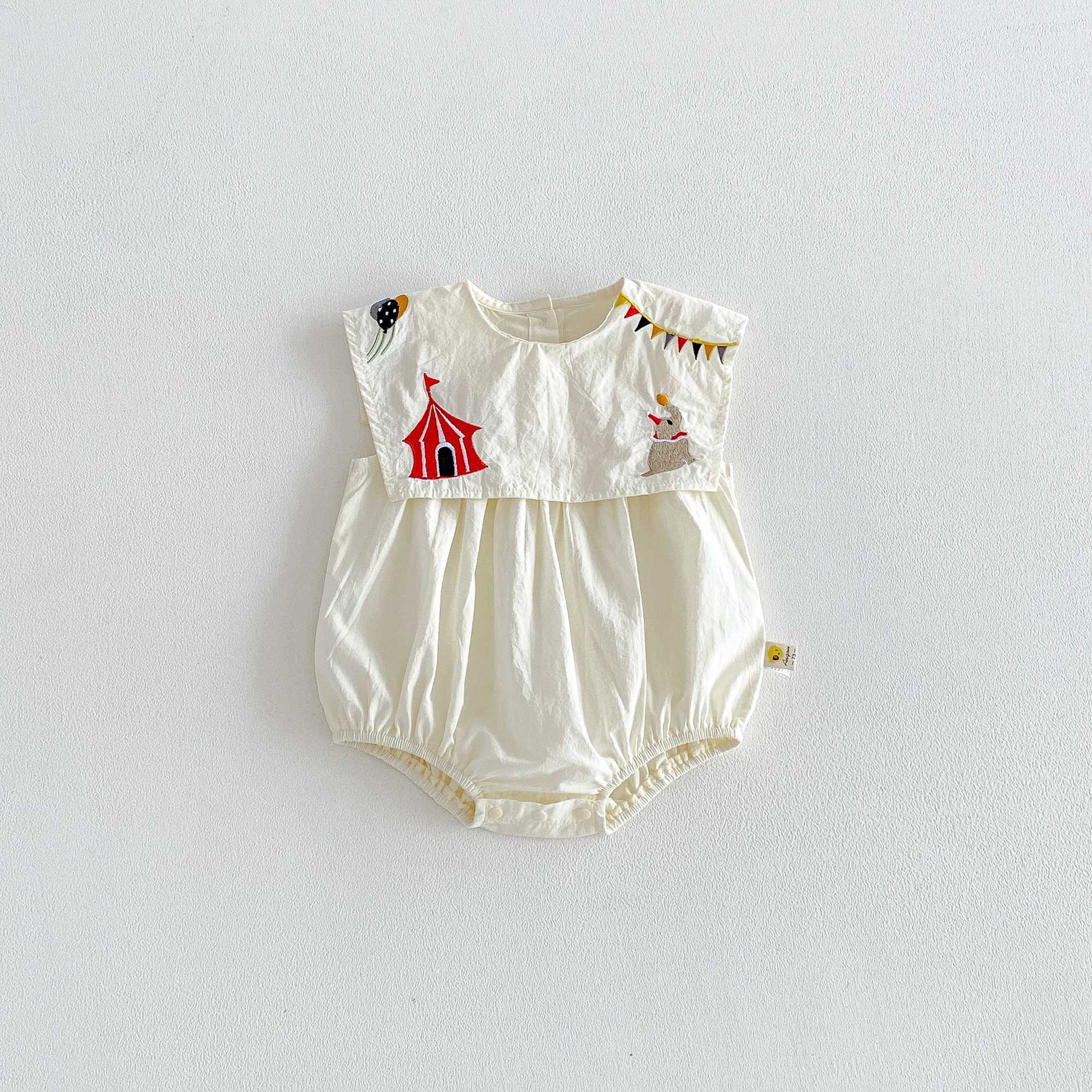 New arrival baby swaddle wrap dress for girls summer Korean style sleeveless romper onesie Y260625F4HF