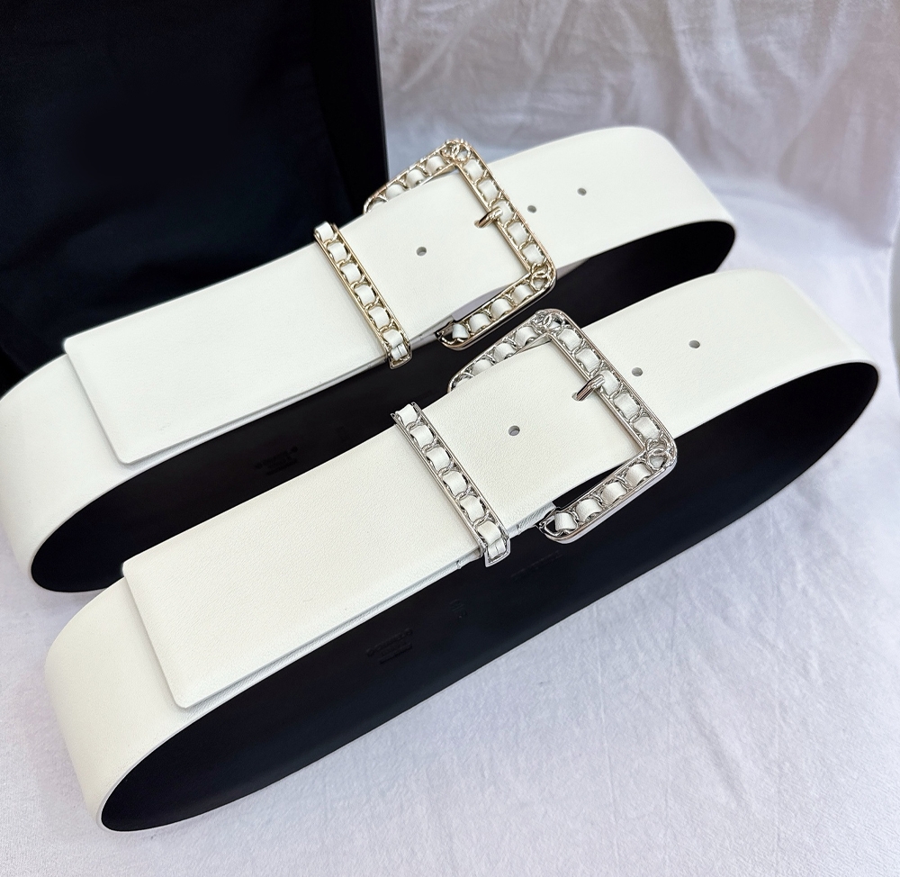 Designer women wide version 5.5CM special edition top grain cowhide belt fashion high quality unisex with box classic hot selling styles factory who