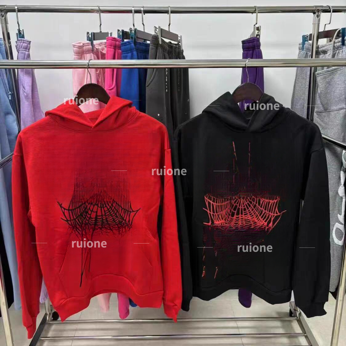 Modern Designer Spider Graphic Hoodie Luxury Loose Tracksuit for Men Women Youth Sweatshirt High quality hoodies S XL Modern Oversized Unisex Sweat