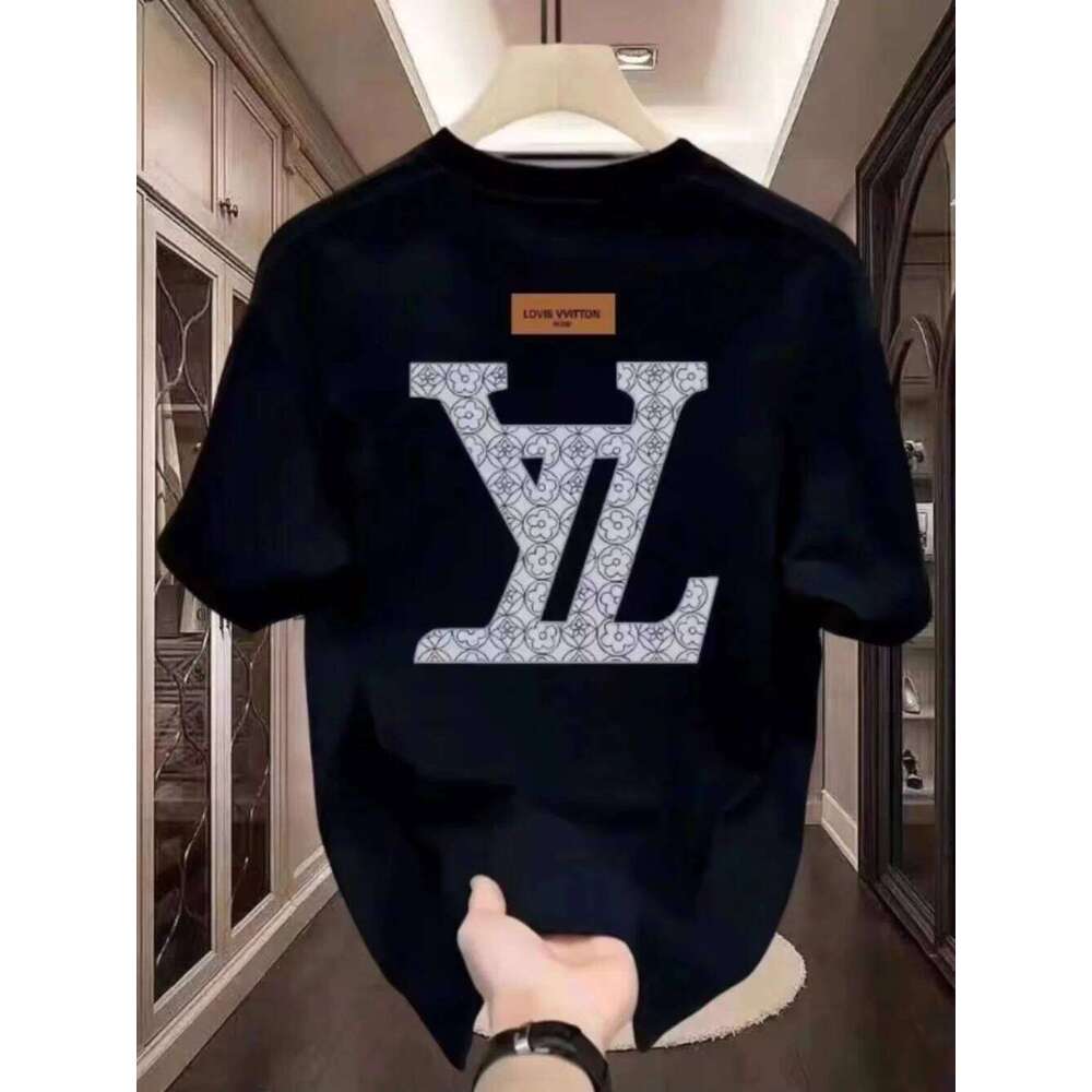 T-shirt Men's High-end Brand Classic Printed Pure Cotton Casual Versatile Round Neck Short Sleeved Shirt 2026 New 26Y0625