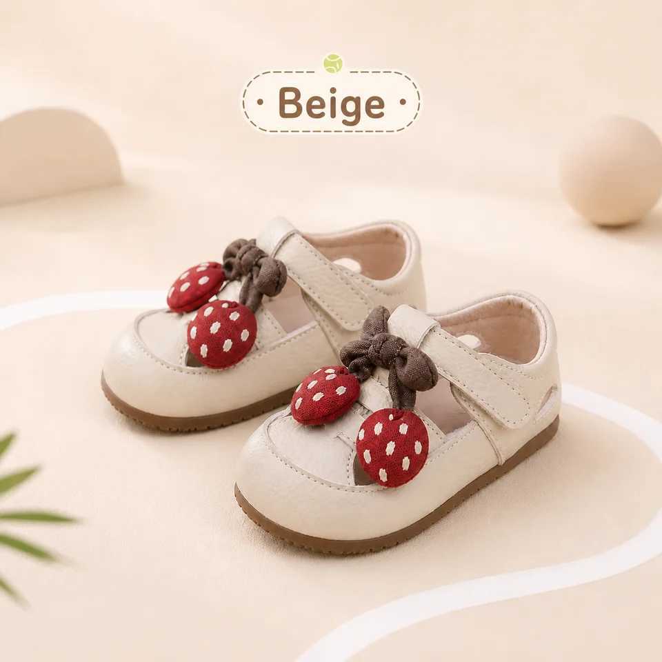 Korean Style Summer Sandals For Girls PU Leather Trend Fashion Girls Princess Sandals Hollow Out Breathable Kids Summer Shoes Y260624L9B4