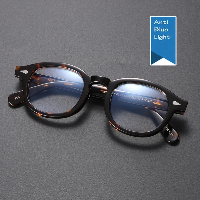 Anti Blue Light Eyeglasses Men Johnny Depp Lemtosh Glasses Women Computer Goggles Clear Lens Vintage Acetate Frame260623