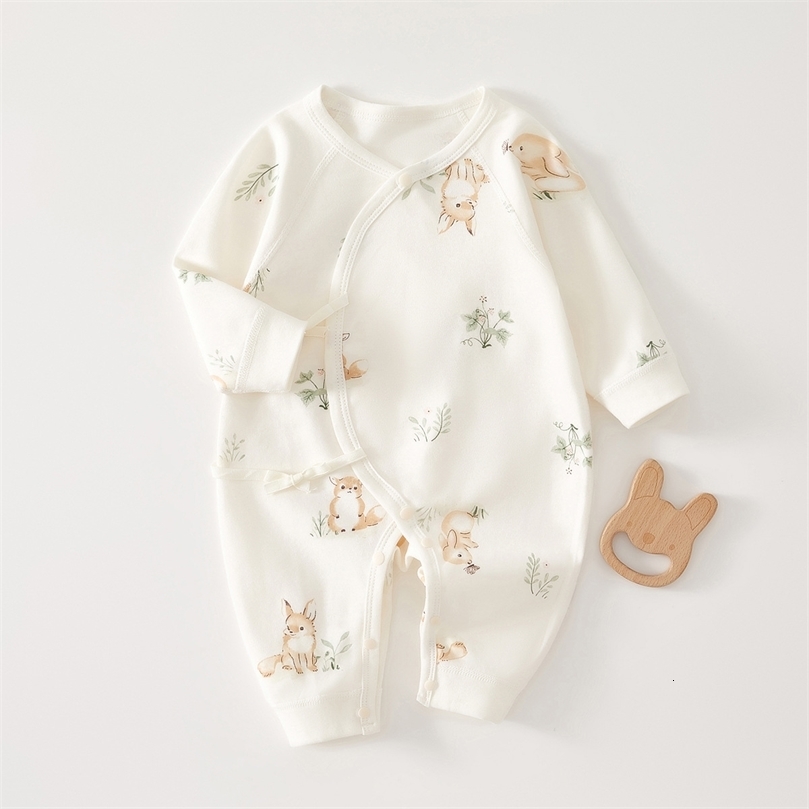 AYNIGIELL HighQuality born Baby Jumpsuit Four Season Cute Childrens 06M Girl Male Clothing 260623