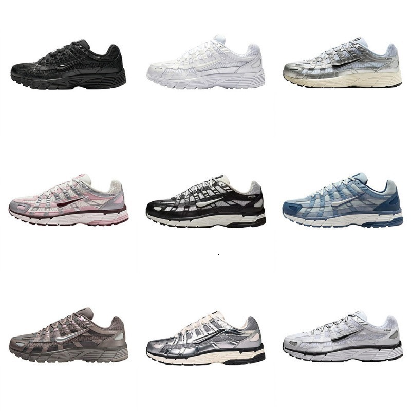 Designer Shoes nikw P6000 Retro Running Sneakers Men Women Sneakers luxury Vintage Chunky Dad Trainers Triple Outdoor Sports P-6000s mens women outd