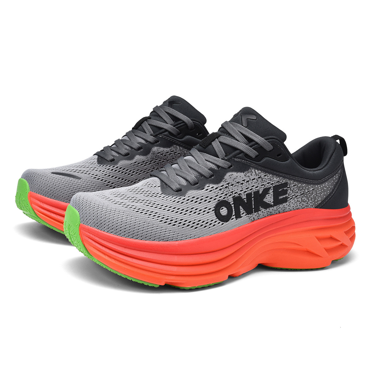 ONKE Hydrogen Popcorn Running Shoes for Men, Summer Mesh Breathable Shock-Absorbing Lightweight Jogging Shoes, Casual Versatile Low-Top Sneakers
