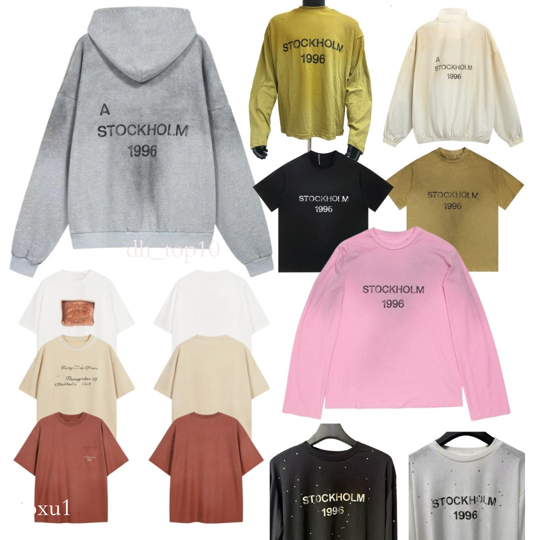 100% cotton Top quality Graphic Tee acneis ttshirt long sleeve hoodie Washed graphic tee shirt Sleeve hoodie Designer T shirt Casual Fashion Skatebo