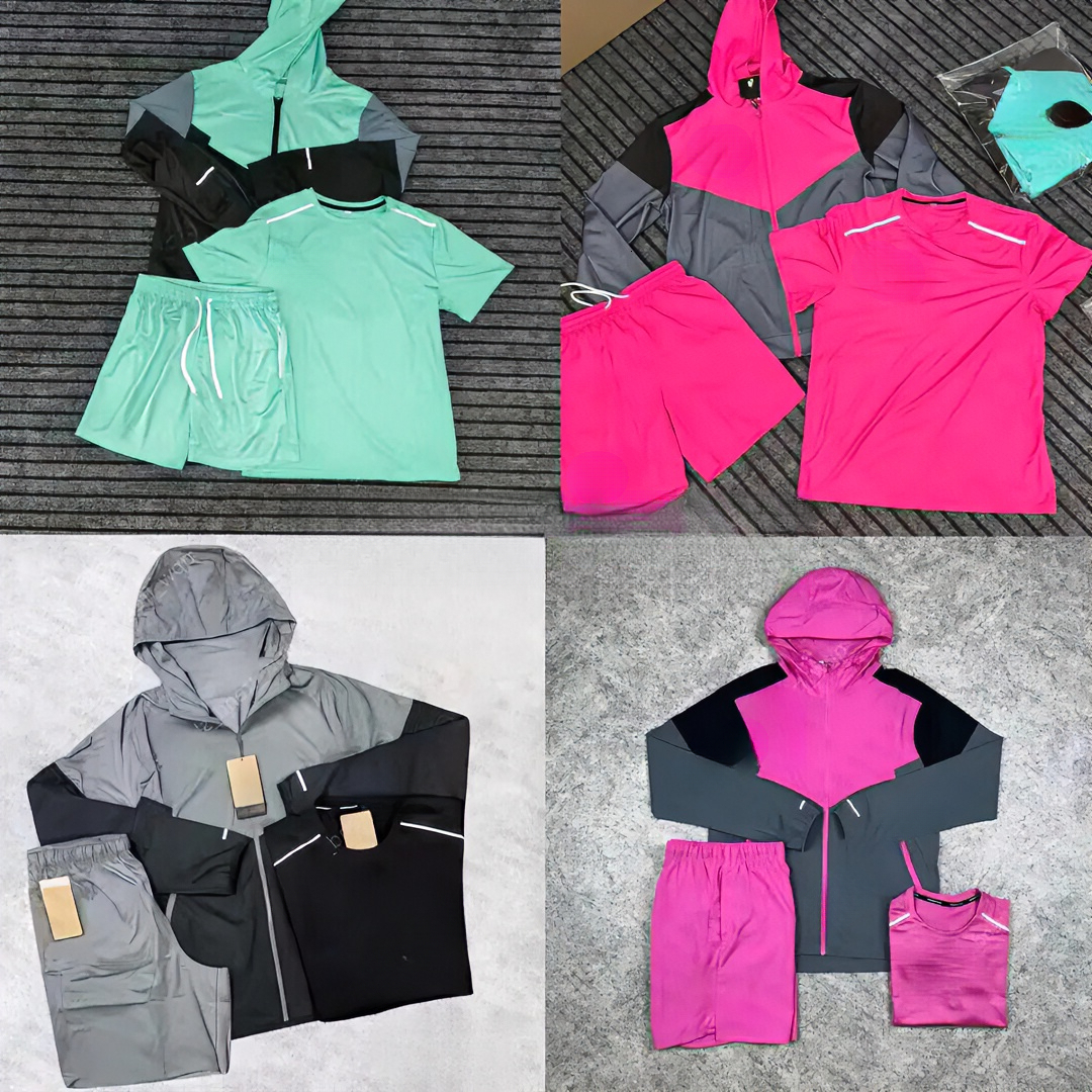 miller set running pantalon monterex tracksuit tech 3-piece set sports fiess jogging suits running shirts quick dry sportswear sweatpants Set mens s