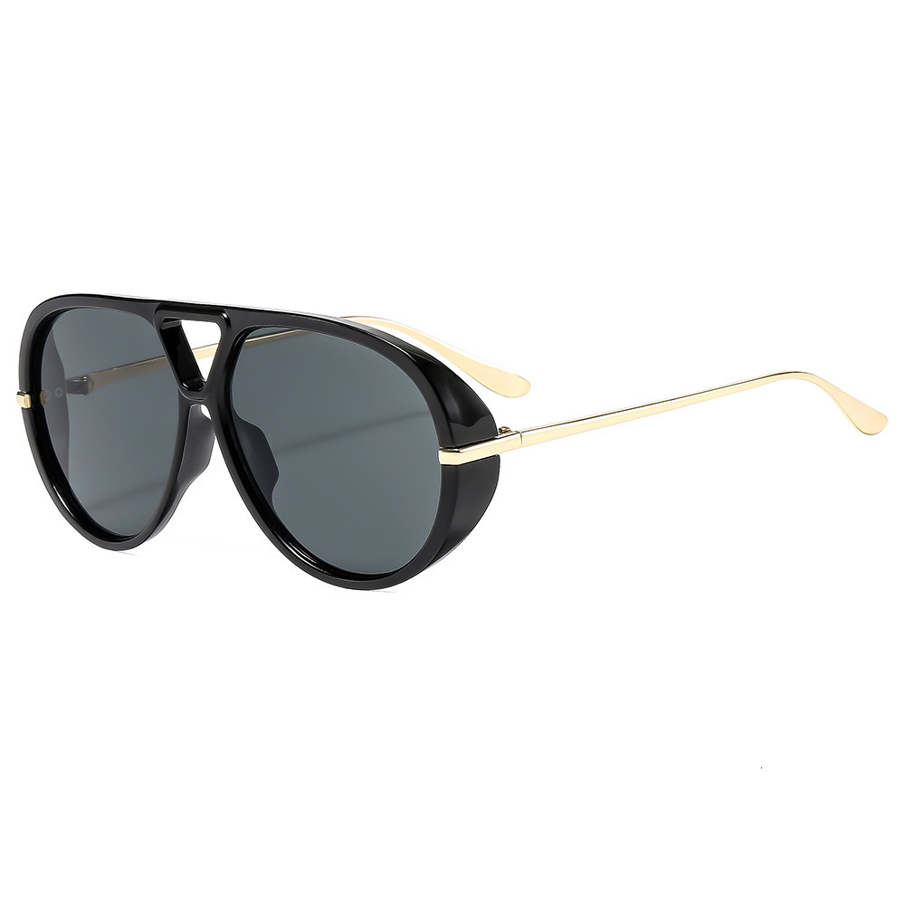 20 New European And American Fashion Large Frame Sunglasses, Retro, Unique, Trendy, High-End, Unisex Street Style Sunglasses