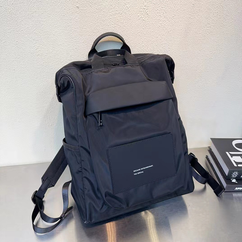 New Casual Simple Large Capacity Backpack Multifunctional Handheld Single Shoulder Versatile Fashion Men S Bag Trendy High Quality Luxury Bag