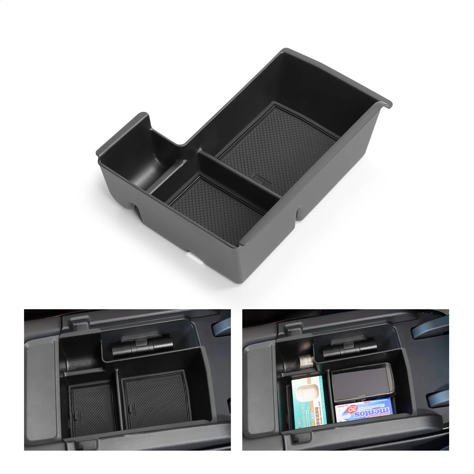 for BYD Seal U Sealion 6 Song Plus DM-i Car Armrest Storage Box ABS Organizer Case Tidying Accessories Right Hand Drive 260624BJ