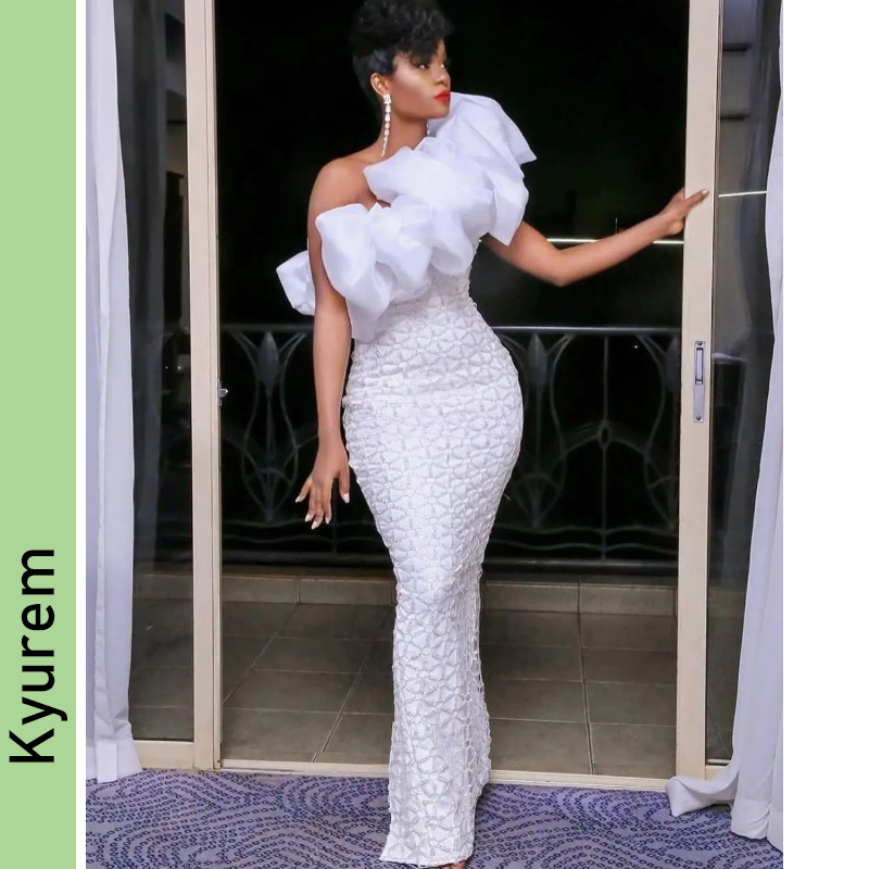 Arabic Elegant Evening Dresses Long One Shoulder Mermaid Celebrity Dress Women Party Night Grand Event Gowns Robe De Soiree Vestidos De Fiesta