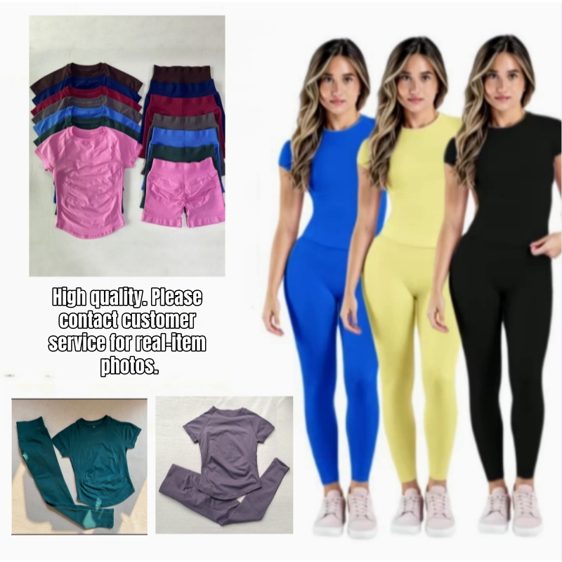 DFYEImpact Short Sleeve Top Seamless Workout T-Shirt Women High Elastic Moisture Wicking Compression Gym Short Sleeve Crew Neck Workout Top