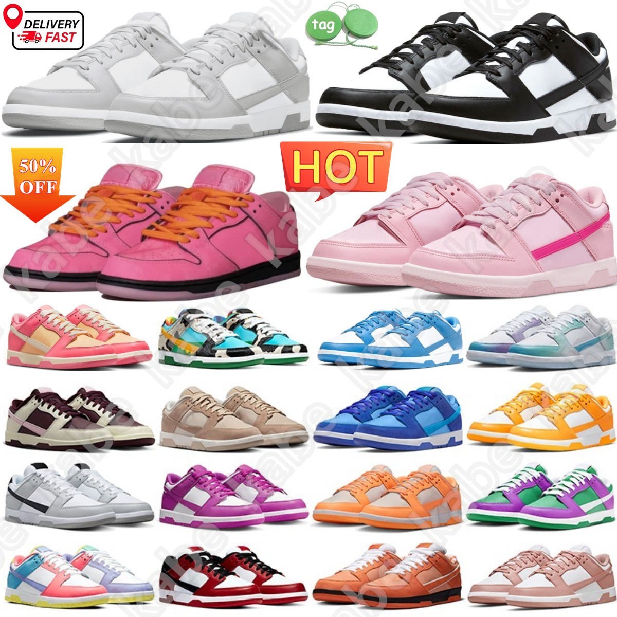 designer Shoes Women Mens Basketball sneaker youth Triple pink Black white Panda Grey Red Lobster Laser Fuchsia University Blue trainers
