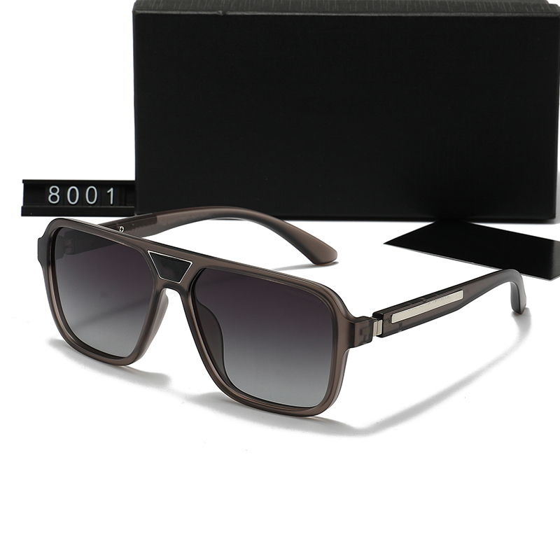 2026 New Integrated Square Pilot Sunglasses Unisex Large One Piece Lens Metal Strip Decor Temple UV Block Fashion Eyeglasses Gift for Men Women Dail
