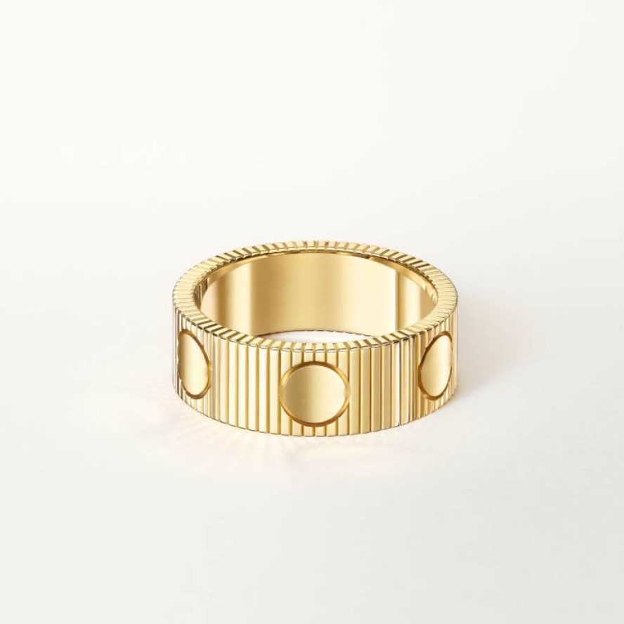 New Designer Unimited Ring Women Men Luxury Jewelry Couple wedding Rings Stainless Steel Alloy Gold-Plated Stripe Fashion Accessories Never Fade for