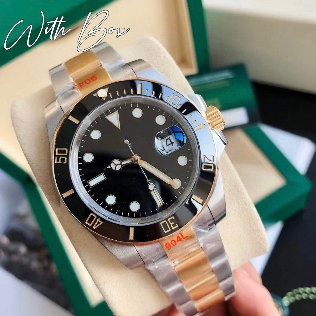 Buyers Picks 41mm Men Designer Luxury Watch, Stainless Steel Bracelet Luminous Dial Wristwatch With Gift Box | Montre Orologio Reloj de Luxe